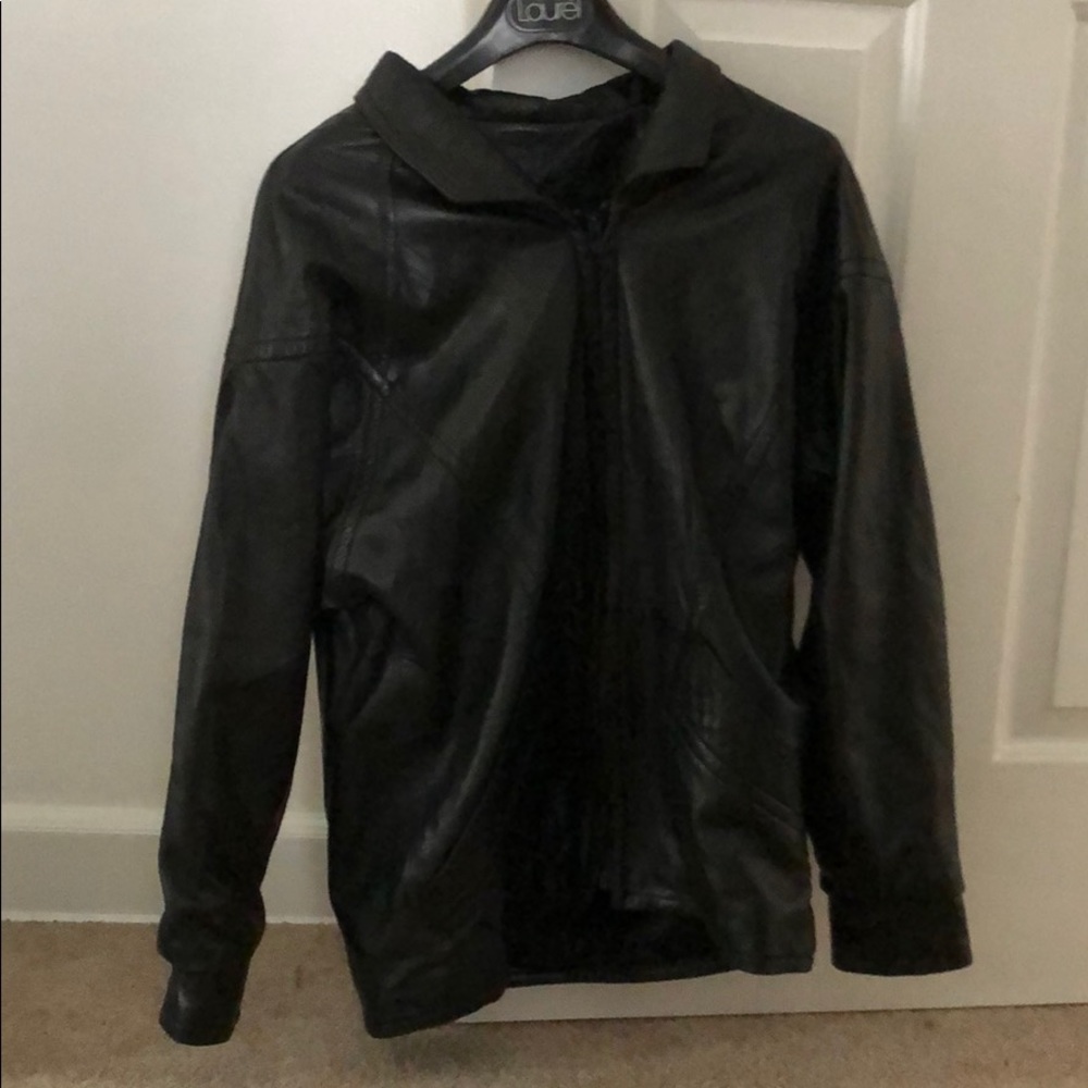 Leather jacket